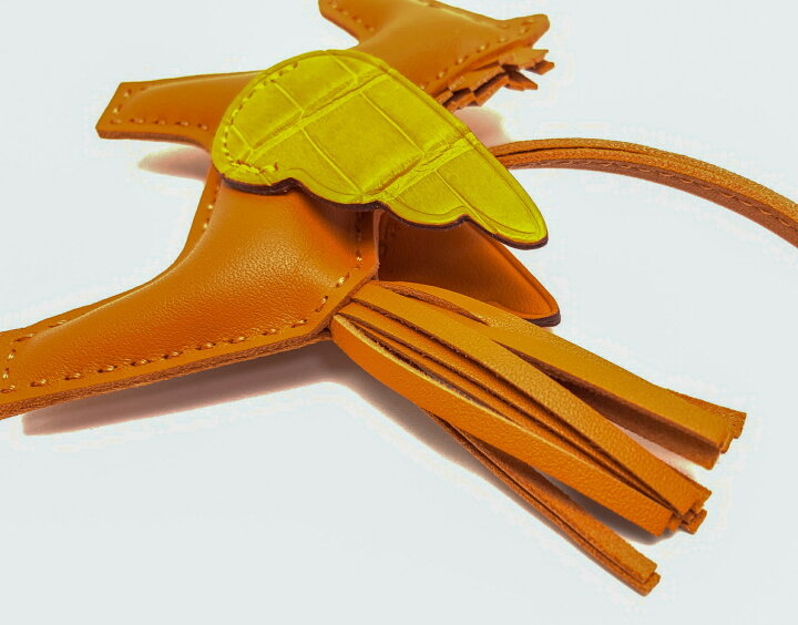 楽天市場】HERMES エルメス クロコダイル ロデオチャーム ペガサスPM 
