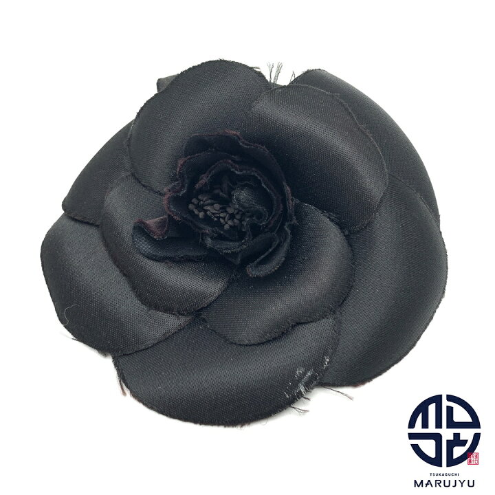 楽天市場】CHANEL シャネル 黒 ブラック カメリア 花モチーフ フラワー 