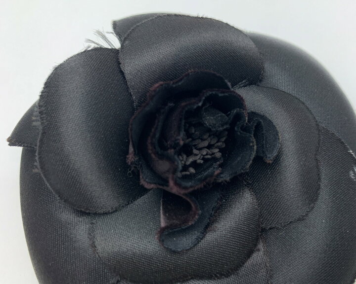 楽天市場】CHANEL シャネル 黒 ブラック カメリア 花モチーフ フラワー 