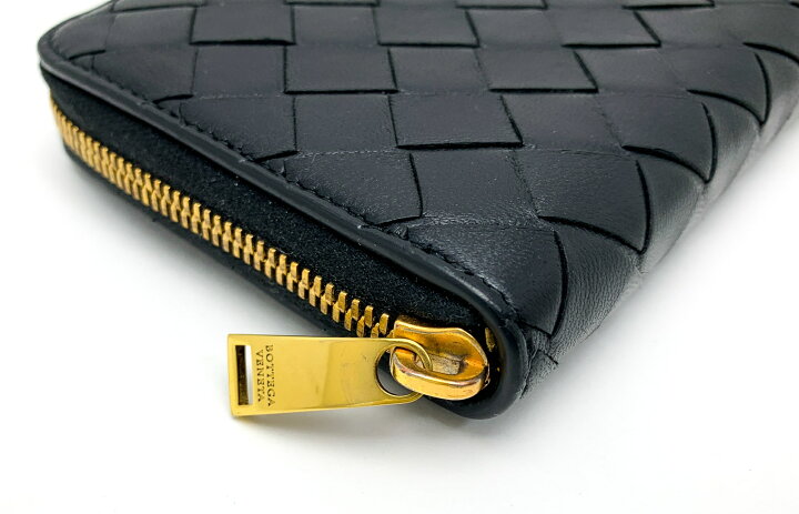 楽天市場】BOTTEGA VENETA ボッテガヴェネタ 黒 ブラック ゴールド金具 