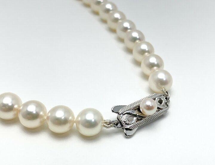 楽天市場】MIKIMOTO ミキモト K14WG 14金ホワイトゴールド アコヤ  