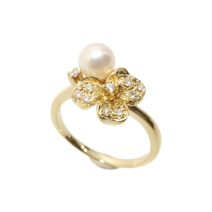 楽天市場】MIKIMOTO ミキモト K18 18金イエローゴールド アコヤパール 