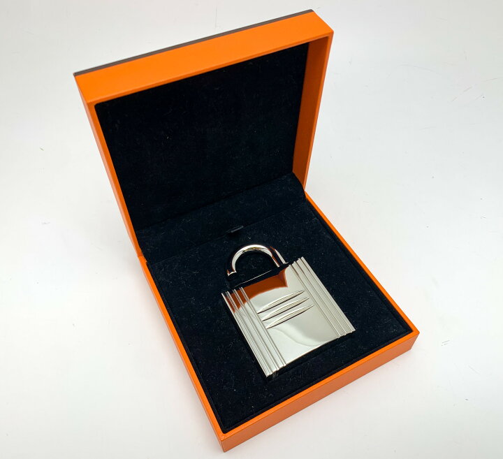 楽天市場】HERMES エルメス カデナ シルバーカラー ジュエルロック 