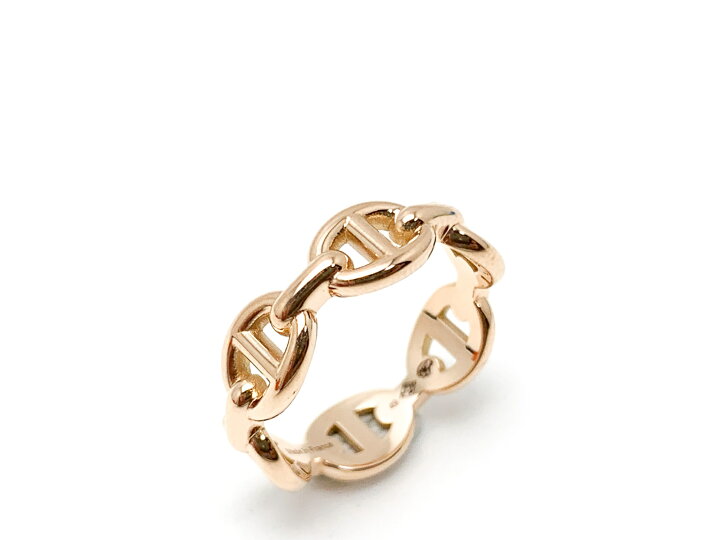 楽天市場】HERMES エルメス 750 K18ピンクゴールド シェーヌダンクル  