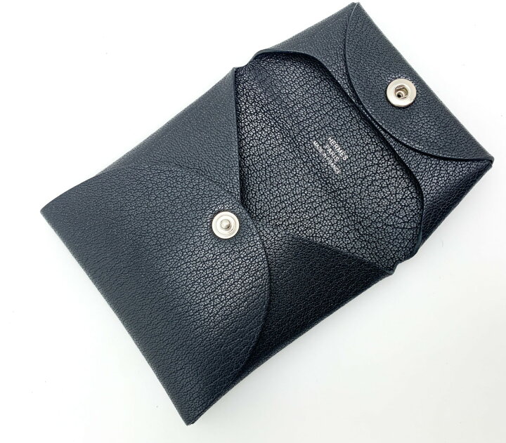 楽天市場】HERMES エルメス 黒 ブラック バスティア シェーブル コイン 
