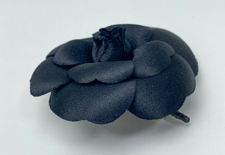 楽天市場】CHANEL シャネル 花モチーフ カメリア 黒 ブラック 