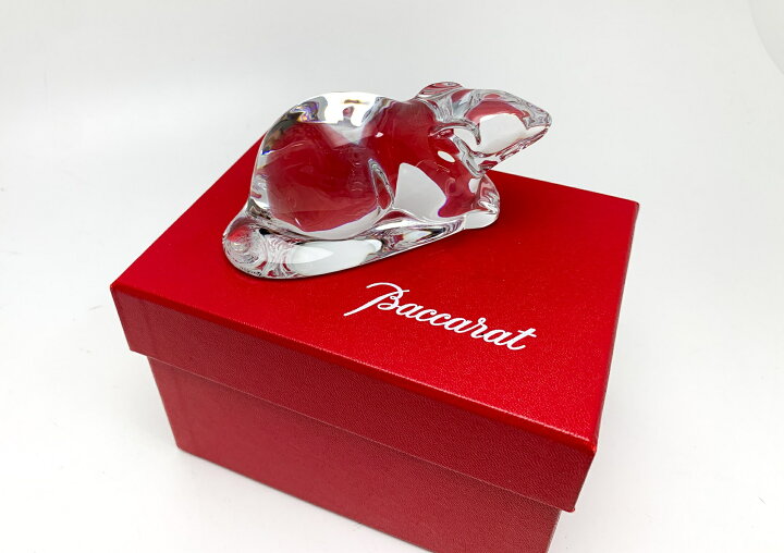 楽天市場】Baccarat バカラ ネズミ ねずみ 鼠 クリスタルガラス クリア 