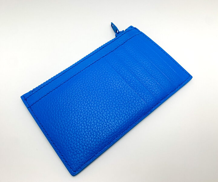 楽天市場】BALENCIAGA バレンシアガ ブルー 青 カードケース 663714  