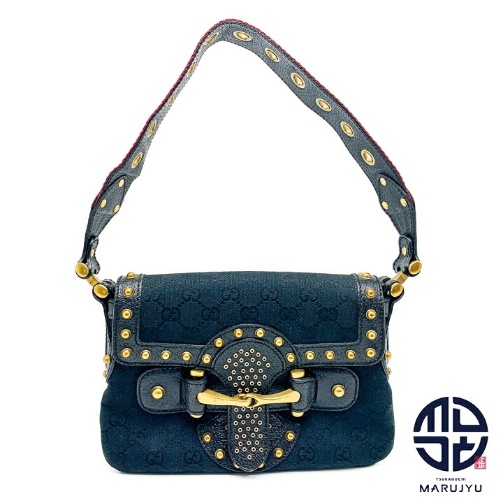 楽天市場】GUCCI グッチ 144190 シェリーライン GGキャンバス 黒 