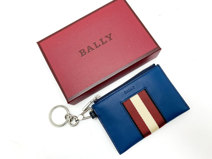 楽天市場】BALLY バリー ブルー系 ネイビー キーリング付き コイン 