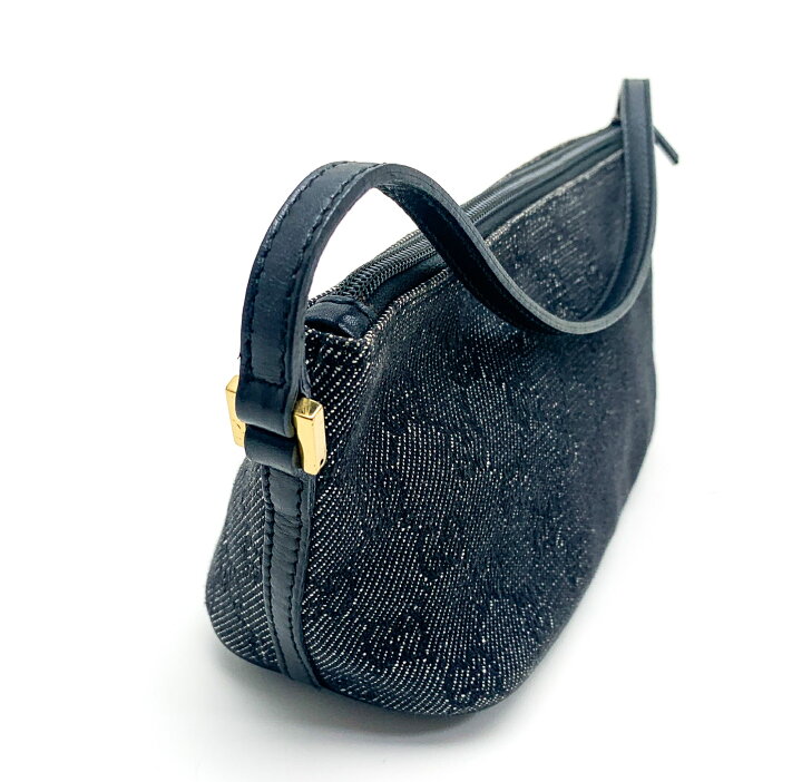 楽天市場】GUCCI グッチ GGキャンバス 黒 ブラック アクセサリーポーチ  