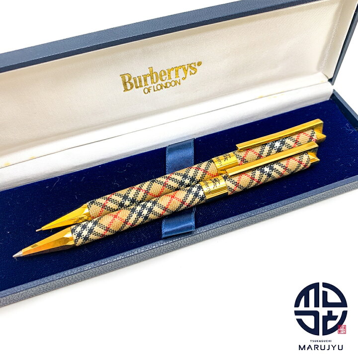楽天市場】Burberrys バーバリーズ チェック ボールペン シャーペン 2 