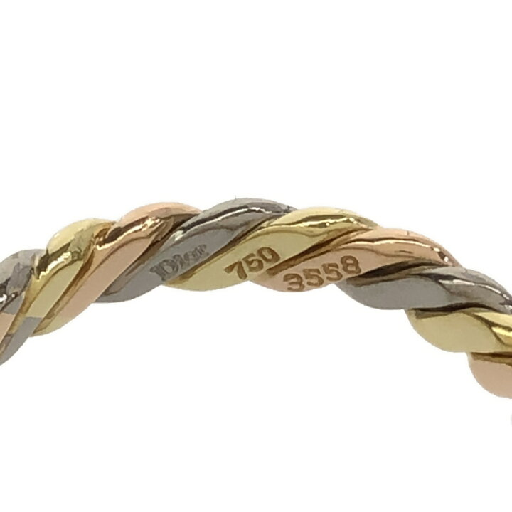 楽天市場】DIOR Dior ディオール 750 K18 PG WG YG スリーカラー  