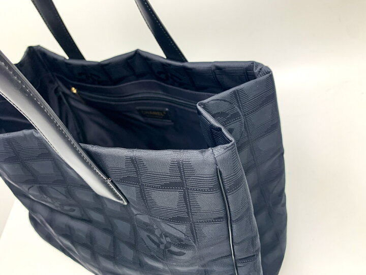楽天市場】CHANEL シャネル 黒 ブラック ニュートラベルライン トート 