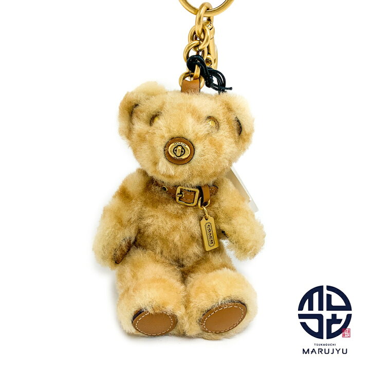 楽天市場】COACH コーチ ベージュ系 クマ ベア バッグ チャーム  