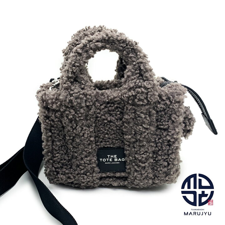 楽天市場】MARC JACOBS マークジェイコブス もこもこ ファー グレー系  