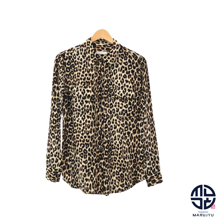 楽天市場】EQUIPMENT FEMME エキプモンフェム レオパード柄 シャツ  