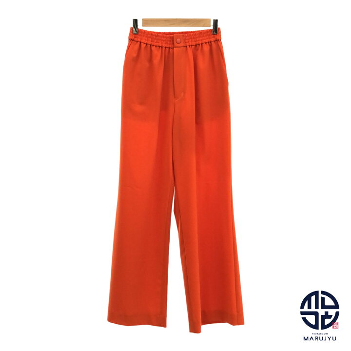 楽天市場】HYKE ハイク STRETCH WIDE LEG PANTS 242-13307 オレンジ 