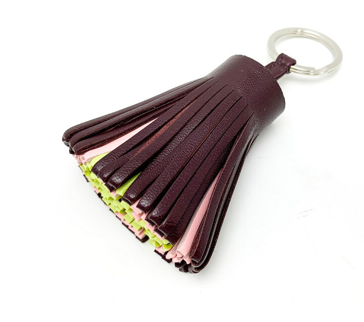 楽天市場】HERMES エルメス トリコロールカラー 茶 ピンク 黄緑  