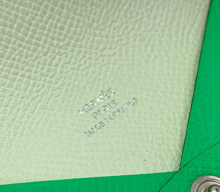 楽天市場】HERMES エルメス カードケース カルヴィ ヴェルソ グリーン 