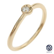 楽天市場】スタージュエリー 0．05ct ゴールド リング k18の通販