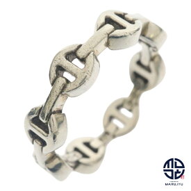 HOORSENBUHS ホーセンブース 925 SILVER シルバー デイム トライリンク リング 9911700004 指輪 ジュエリー アクセサリー 約18号 メンズ レディース ユニセックス 【中古】