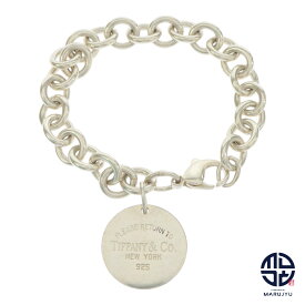TIFFANY & CO. Tiffany ティファニー 925 SILVER シルバー リターン トゥ ティファニー ラウンド タグ ブレスレット チェーンブレスレット ジュエリー アクセサリー ブランド【中古】