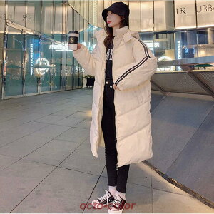 学生風 アウター ジャケット シャンパー ダウンジャケット ロング ロング丈 袖あり 長袖 ワイド モコモコ フード付き ファスナー ポケット かわいい 大人可愛い