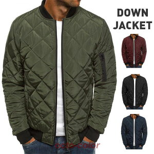 中綿ジャケット メンズ マウンテンパーカー ポケット ダウンコート ダウンジャケット アウトドア 防寒 ジャケット 暖かい キルティング