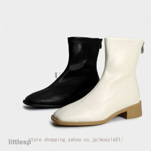 厚底ブーツ ショートブーツ スクエアトゥショートブーツ ブーツ レディース シューズ 靴 厚底 韓国 地雷 黒 秋服 冬服 春服 春 夏 秋 冬 ソフトタッチ