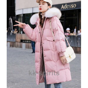 ダウンレディース ロング丈コート ダウンコート 可愛い冬服 防寒着 大人 フード付き カジュアル アウター 厚手 きれいめ OL 通勤 おしゃれ 新作