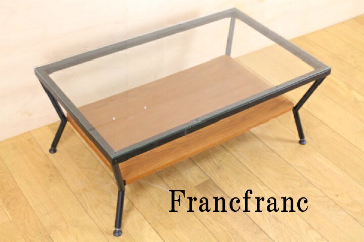楽天市場】Francfrancフランフラン オーク材メリオル ローテーブル L 