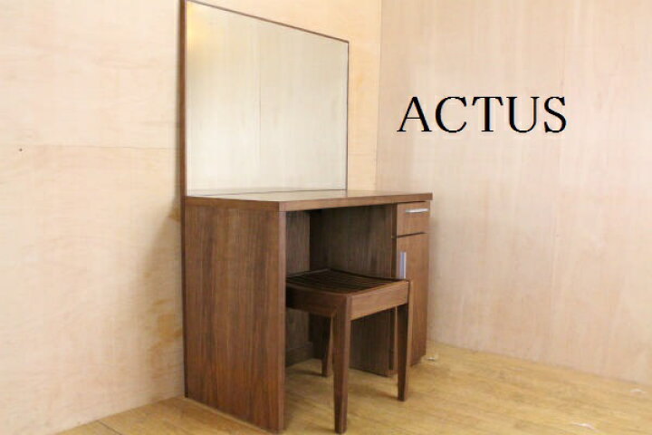 楽天市場】極美品 ACTUSアクタス ウォールナット材 FR ドレッサー 