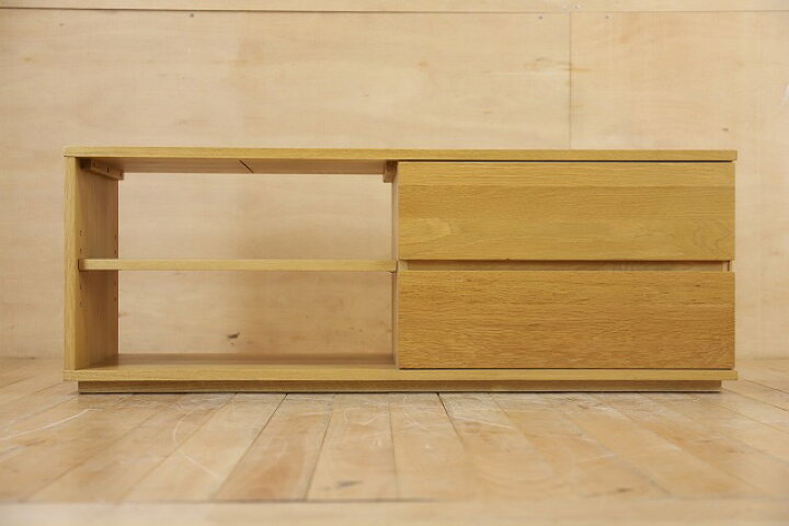 楽天市場】無印良品MUJI オーク無垢材 テレビボード/ローボード/AV 
