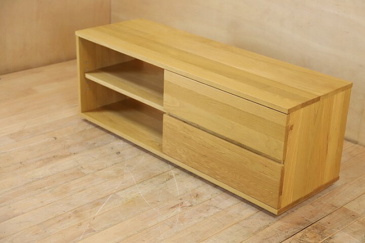 楽天市場】無印良品MUJI オーク無垢材 テレビボード/ローボード/AV 