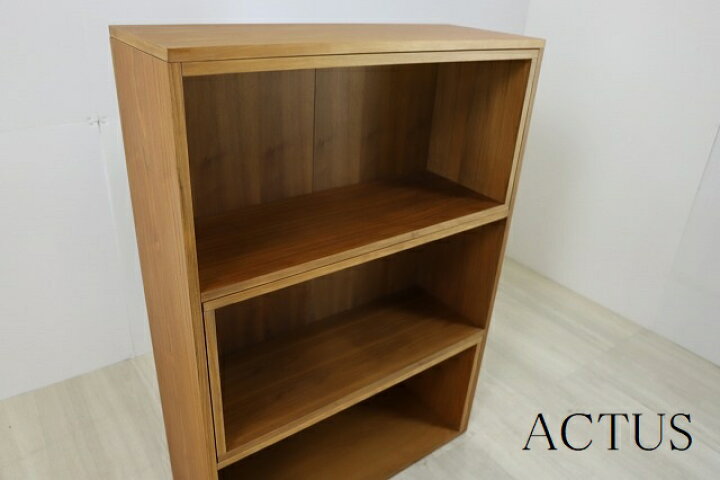 おしゃれ 大容量収納 シェルフ 棚 ACTUS アクタス ウォールナット