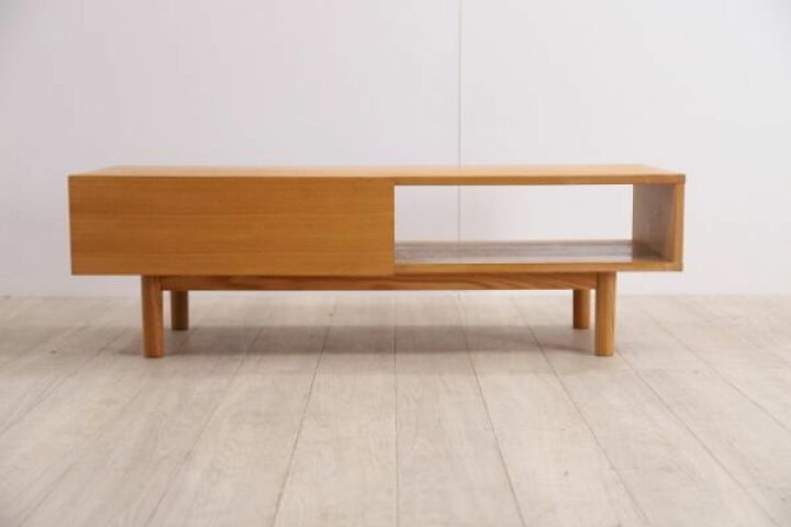 楽天市場】無印良品 MUJI タモ無垢材 ローボード テレビ台 アッシュ 