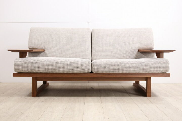 楽天市場】美品 カリモク 30万「100年ソファ」WU47 ウォールナット無垢 