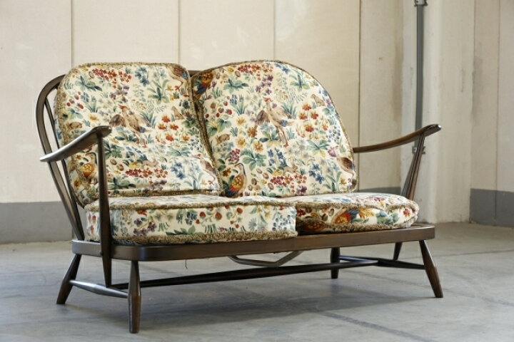 楽天市場】英国ビンテージ ERCOL「オールドコロニアル」2人掛け ソファ 