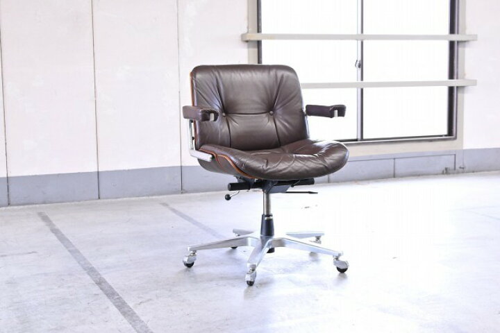 楽天市場】giroflex 82 「パサールアームチェア」40万 本革 デスク 
