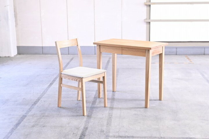 楽天市場】無印良品 タモ材 無垢 デスク＆チェアセット 引き出し2杯 机 