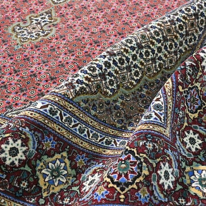 楽天市場】イラン製 ペルシャ絨毯 タブリーズ産 マヒ柄 ヘラティ 
