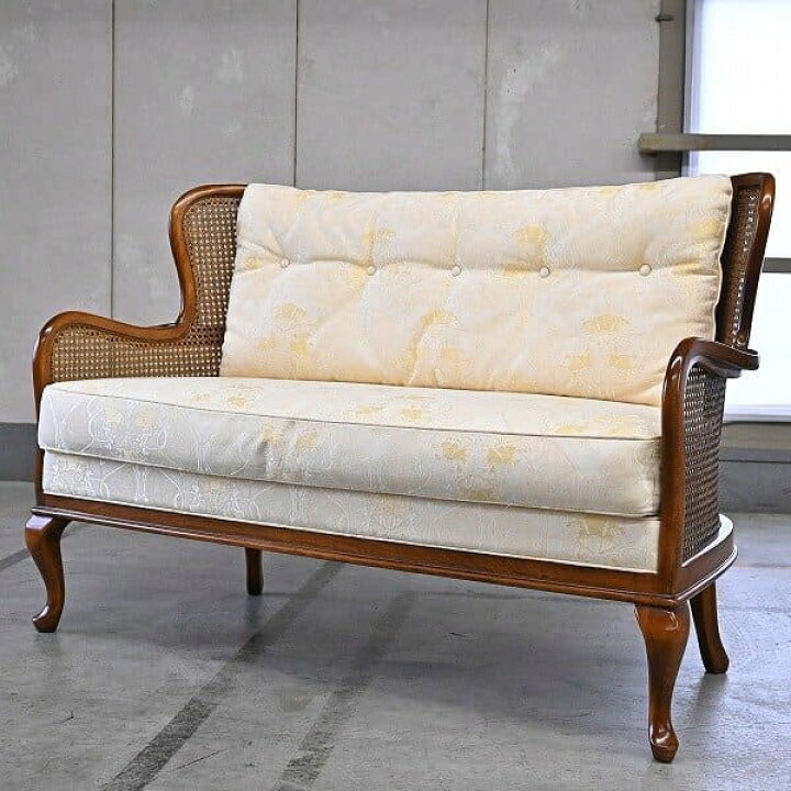 楽天市場】イタリア製 Medea 70万「ART.137」2人掛けソファ 籐編み 最  