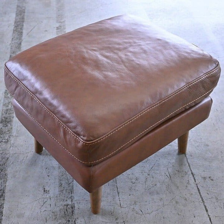 楽天市場】unico「モルン」オットマンb 本革 レザー スツール レトロ  