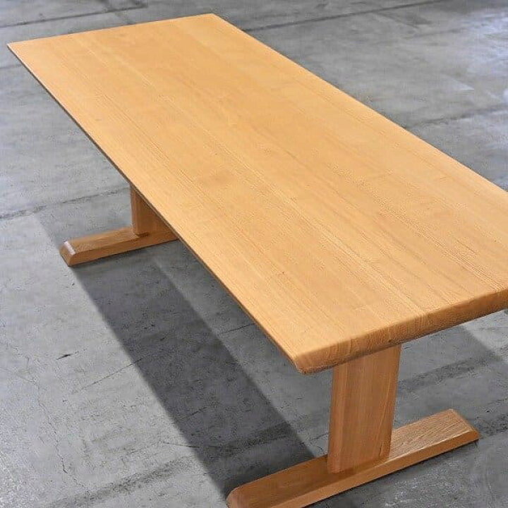 中古 ナガノインテリア デスクテーブル 無垢材 日本製
