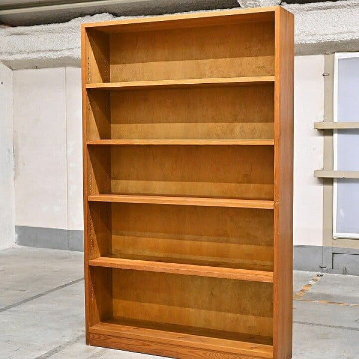 楽天市場】北欧ビンテージ ブックシェルフ パイン材 本棚 無垢 収納  