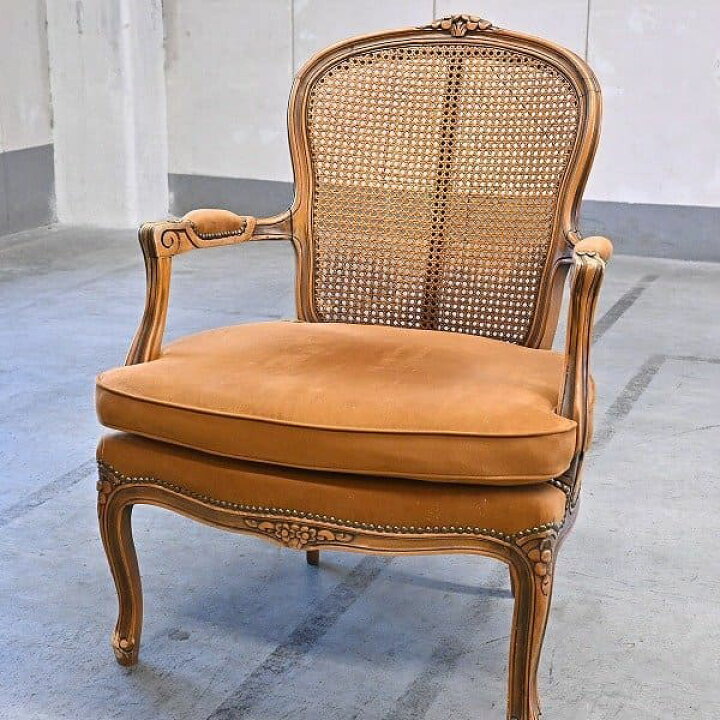 楽天市場】イタリア製 アームチェアa 椅子 ハイバック アンティーク調  
