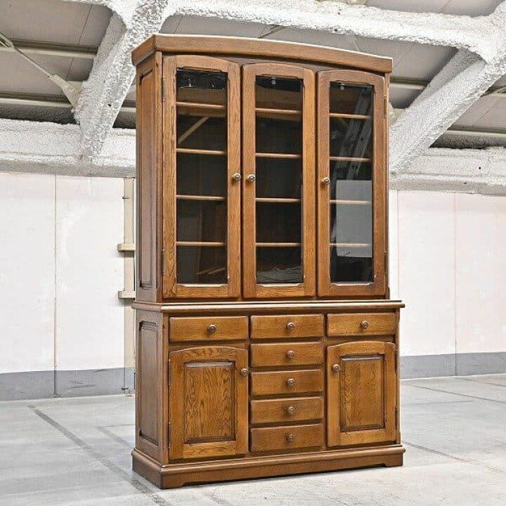 楽天市場】起立木工 30万「メッペル カップボード D123」 食器棚 楢材  