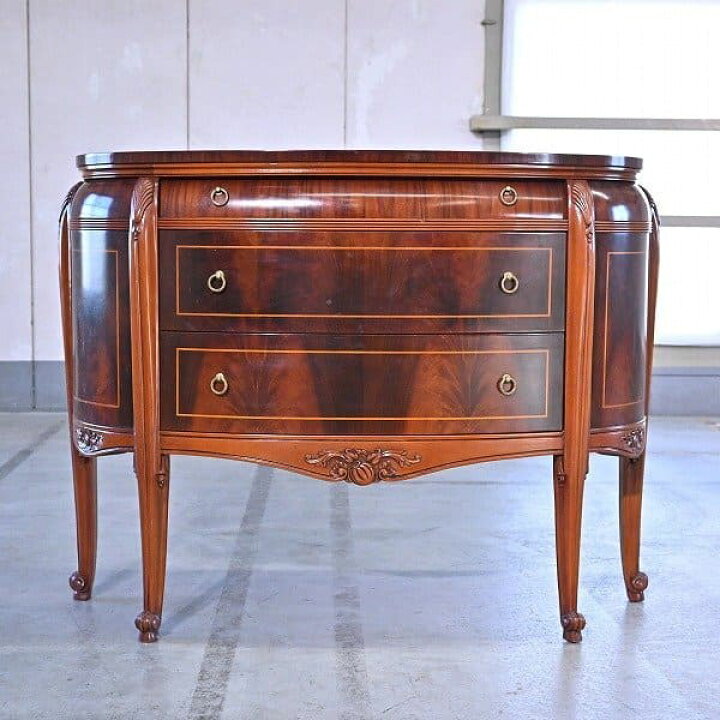 楽天市場】イタリア製 コンソールチェスト マホガニー材 猫足 テーブル  