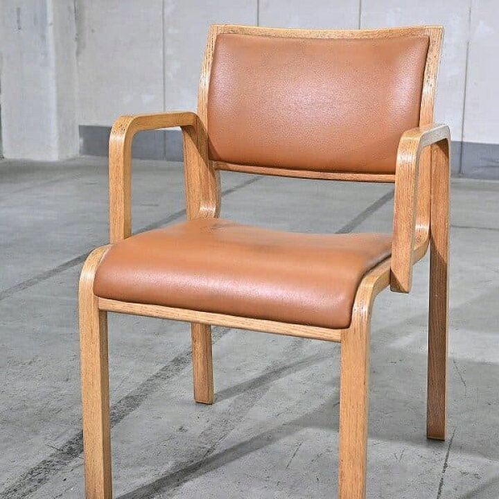 IFC DC BSU 1脚 回転式ダイニングチエア ブラウン 肘付き アーム 楽天  